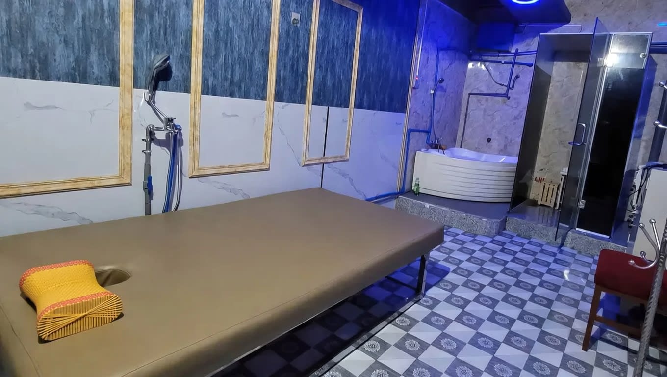 딸기 때밀이 스파