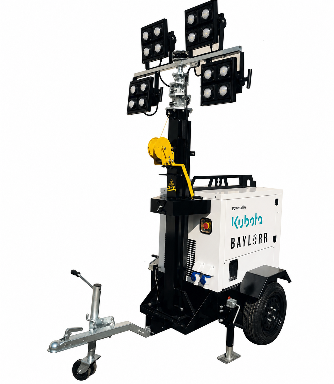 Mobile Lighting Tower — Kubota Z482 / MeccAlte view 1