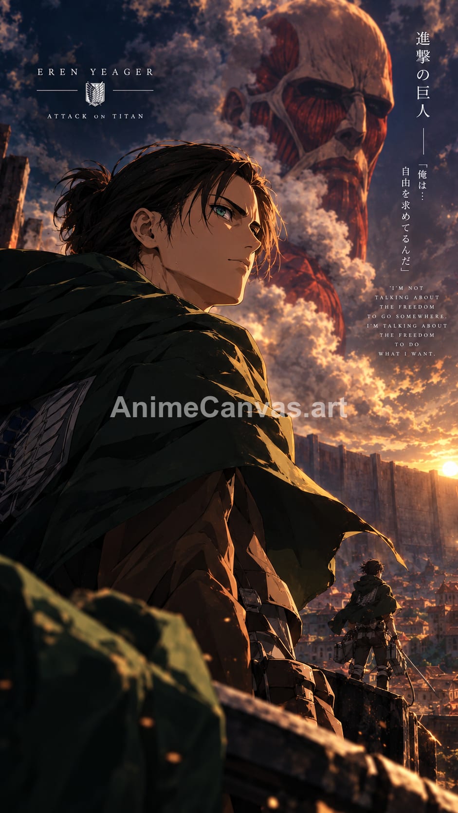 Eren Yeager Attack on Titan Phone Wallpaper - Attack On Titan Eren Yeager Wallpaper HD