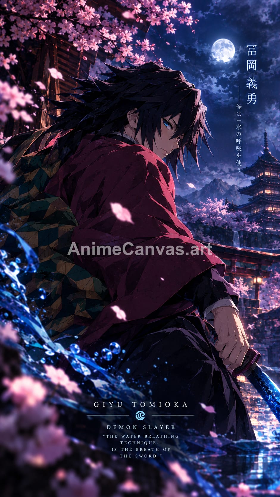 Giyu Tomioka Demon Slayer Phone Wallpaper - Demon Slayer Giyu Tomioka Wallpaper HD