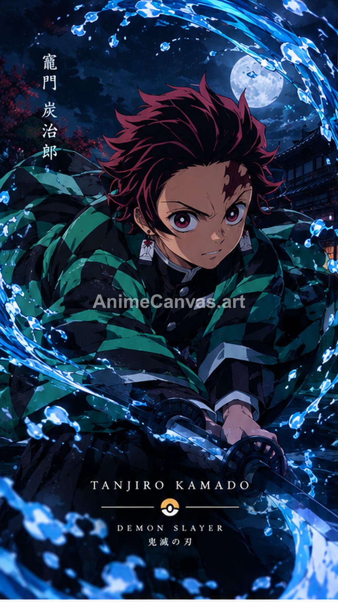 Tanjiro Kamado Water Breathing Demon Slayer Phone Wallpaper - Demon Slayer Kamado Tanjiro Wallpaper HD