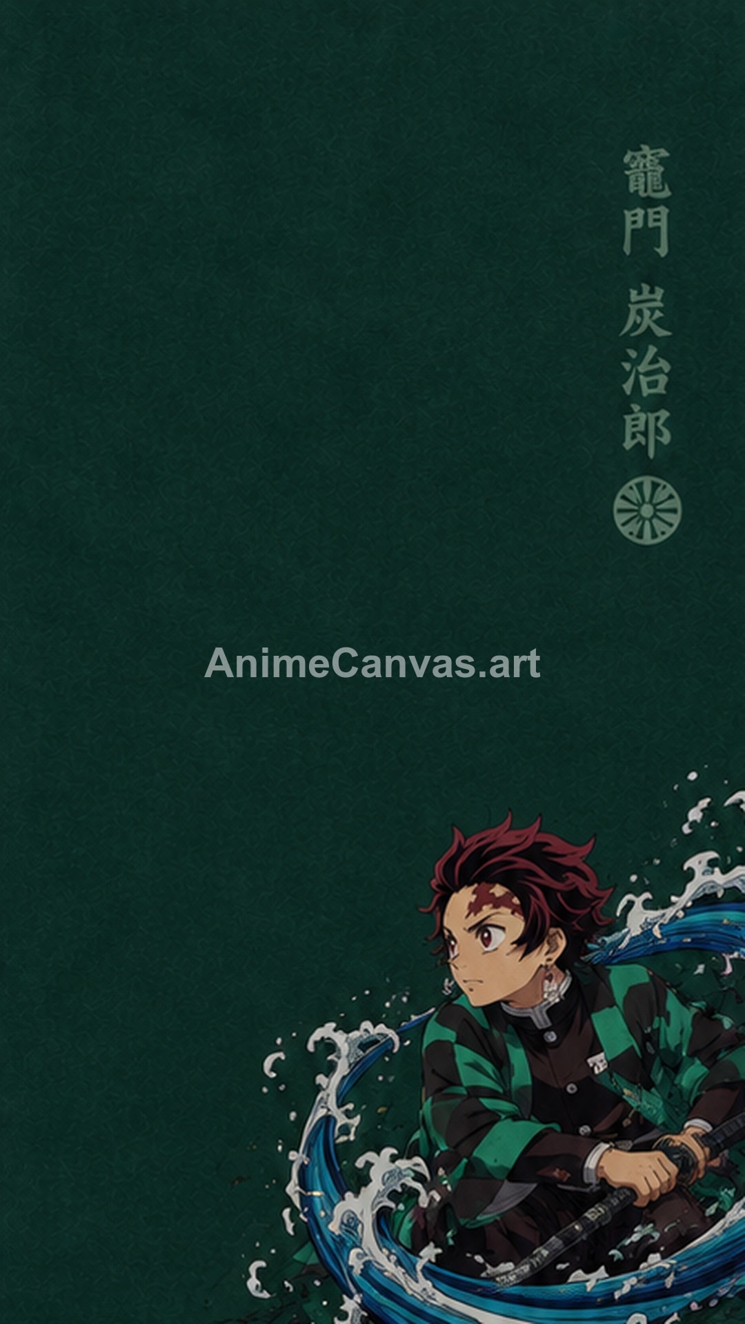 Tanjiro Kamado Water Breathing Demon Slayer Phone Wallpaper - Demon Slayer Kamado Tanjiro Wallpaper HD