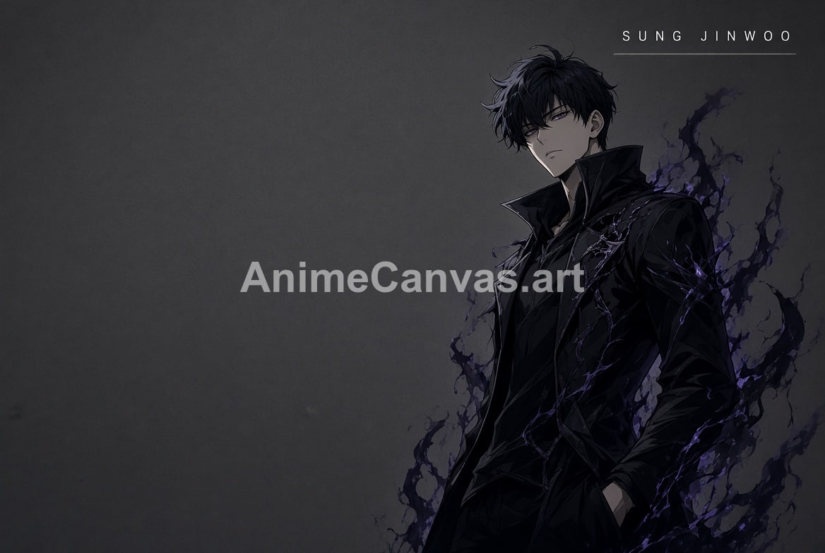 Sung Jin Woo Solo Leveling Dark Aura Desktop Wallpaper - Solo Levelling Sung jin woo Wallpaper HD