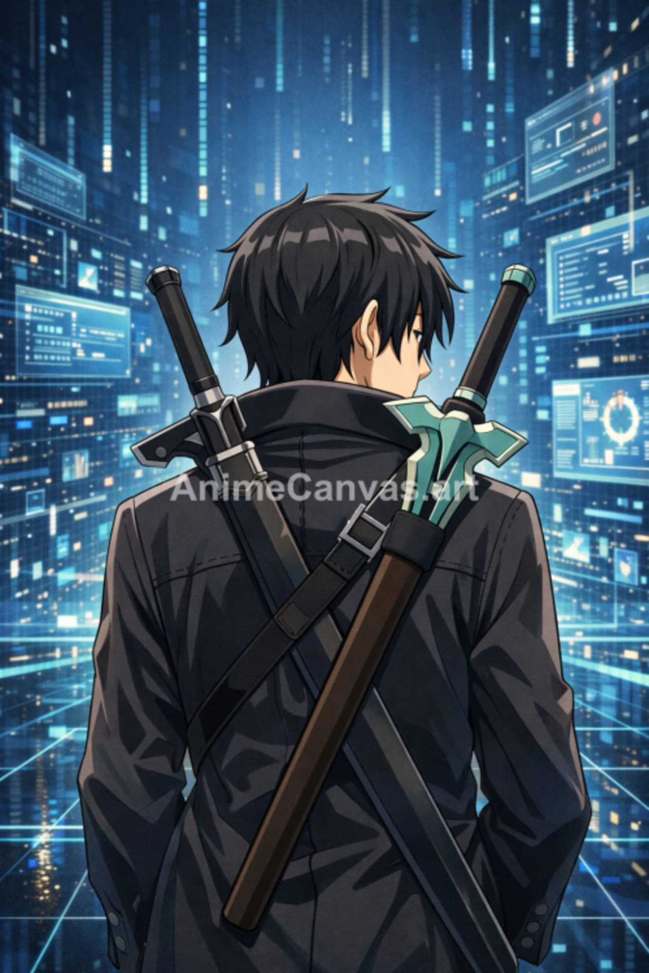 Kirito - The black swordsmen - Sword art online Wallpaper HD