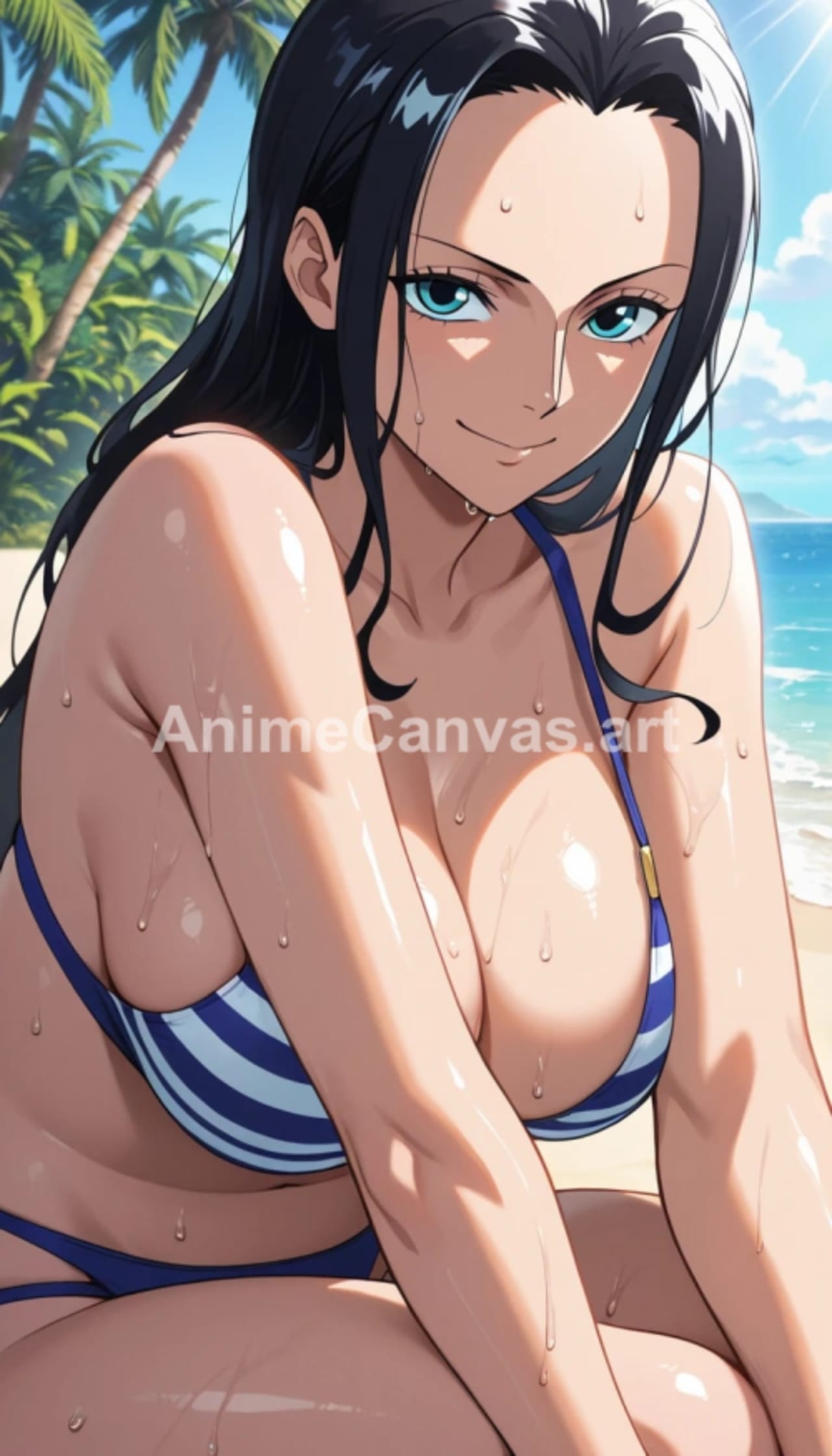 Nico Robin - Beach outfit - One Piece Wallpaper HD