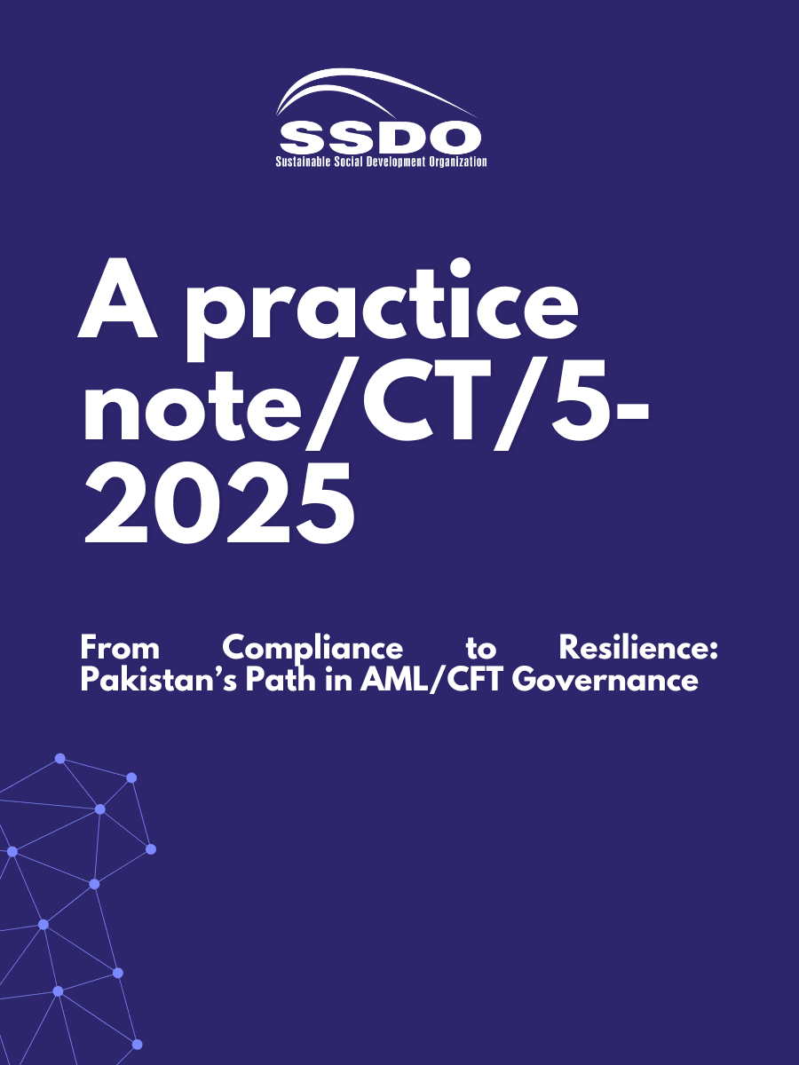 SSDO_Practice Note 05_From Compliance to Resilience_Pakistan’s Path in AML-CFT Governance