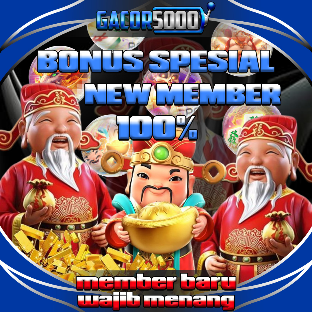 Gacor5000 ♚ Slot Online Gampang Menang | Klaim Bonus Spesial New Member 100%!
