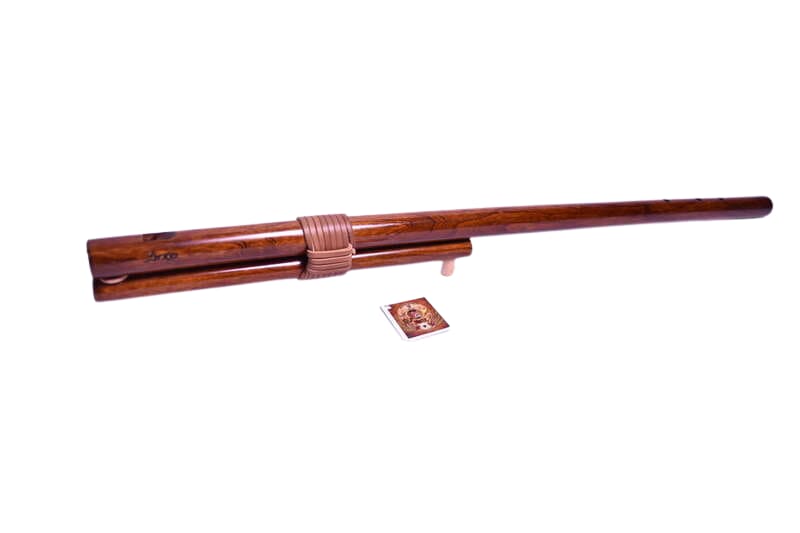 Fujara "C", dĺžka: 128-132cm, vŕtanie: Ø24, zdobenie: Orechový lesk 4
