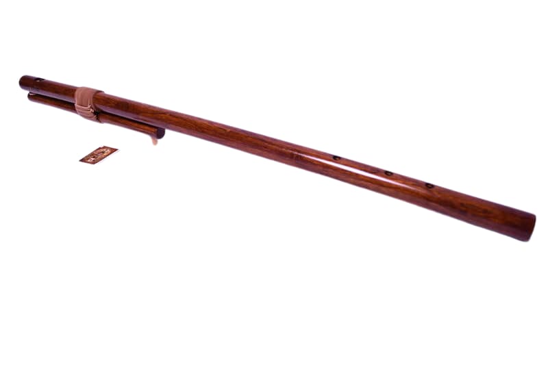 Fujara "C", dĺžka: 128-132cm, vŕtanie: Ø24, zdobenie: Orechový lesk 5