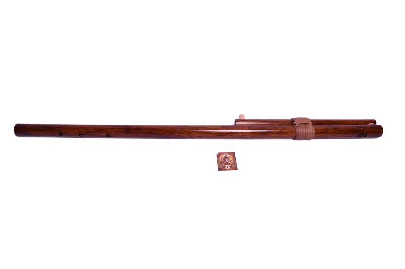 Fujara "A" veľká, dĺžka: 151-156cm, vŕtanie: Ø28, zdobenie: Orechový lesk 2