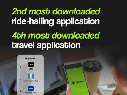 inDrive вошел в топ-5 в мире в категории приложений для путешествий