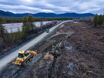 В Магаданской области временно ограниченно движение на участке трассы Р-504 «Колыма»