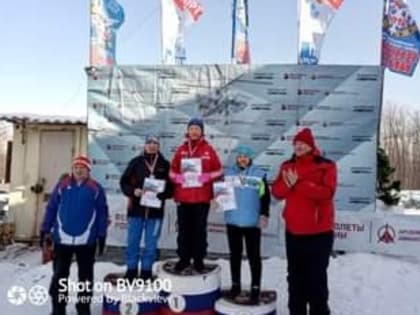 Екатерина Никитина вновь победитель лыжных гонок!