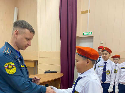 Из кадетов – в будущие пожарные-спасатели МЧС России