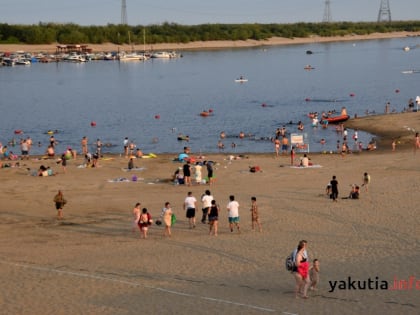 Закрытие городского пляжа в Якутске