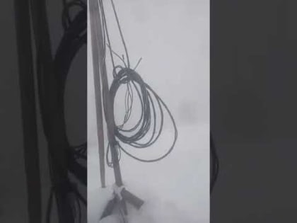 Cнежная гроза обрушилась на Олекминский район Якутии