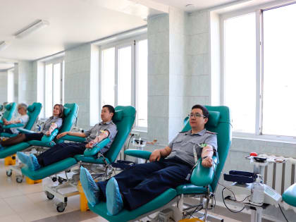 Сотрудники УФСИН стали донорами крови