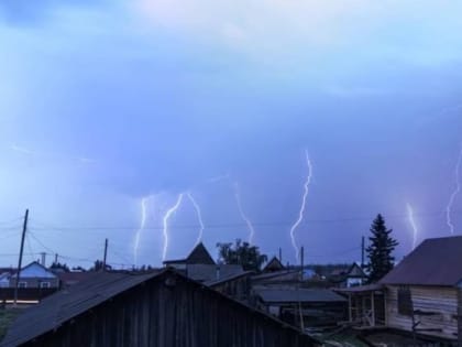 В понедельник в 13 районах Якутии ожидаются грозы