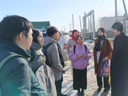 Православная молодежь посетила пансионат для людей пожилого возраста «Рассвет»