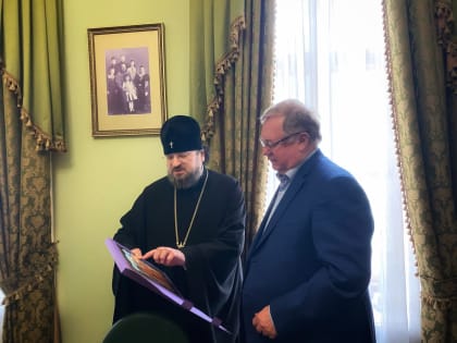 Архиепископ Роман встретился с председателем Императорского Православного Палестинского общества