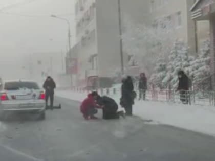 Ребенок, сбитый в ДТП, доставлен в больницу