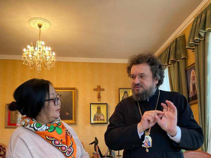 В Якутской епархии пишут первую икону Богородицы современного периода в стиле национальной иконографии