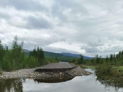 Движение на участках дороги Амга полностью приостановлено