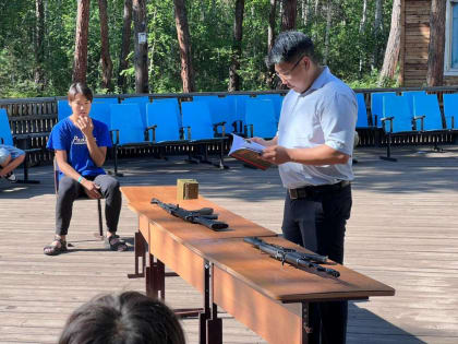 В лагере «Радуга» провели Уроки мужества