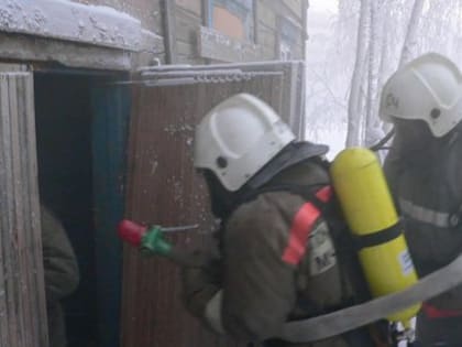 В Ленске пожарные ликвидировали два возгорания