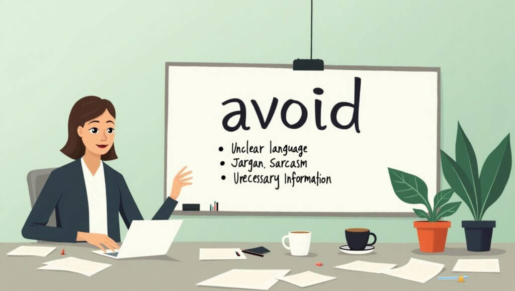 What Should You Avoid In Professional Communication