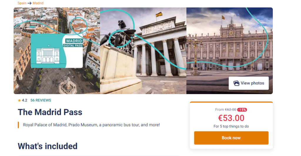 Madrid Pass Lisbon Pass Price