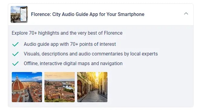 Florence Pass Vox Audio Guide App