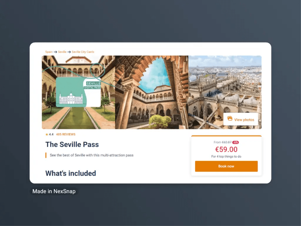 Seville Pass Seville Pass Price