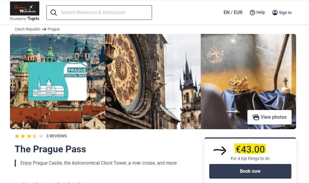 Prague Pass The Prague Pass P1013979 Ticketshttps://www.tiqets.com/en/prague-attractions-c64162/the-prague-pass-p1013979/partner=chasingwhereabouts City Pass Price
