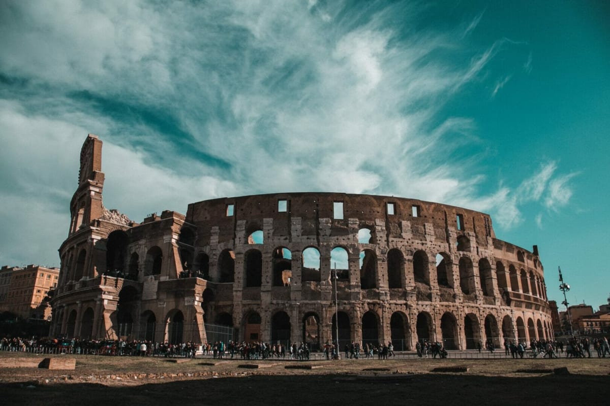 Colosseum Amphitheatre Rome Italy