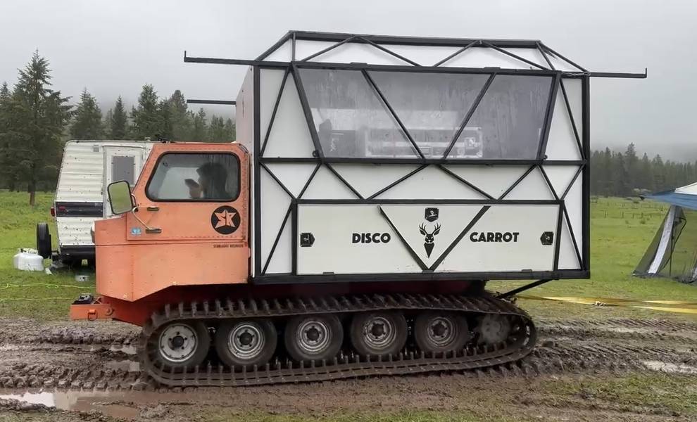 Disco Carrot in mud