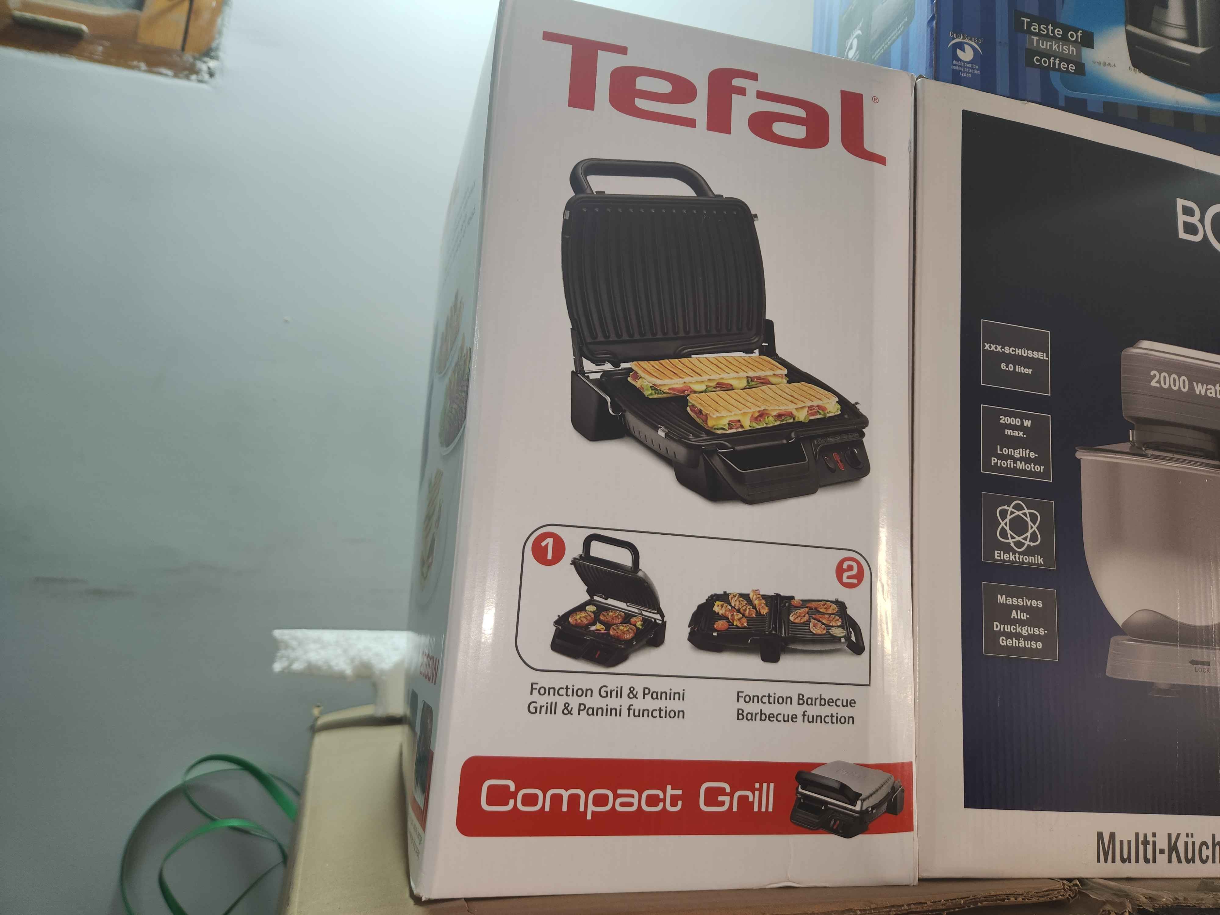 Tefal Compact Grill UC600 (GC3050) – Grille-pain & Barbecue 2000W