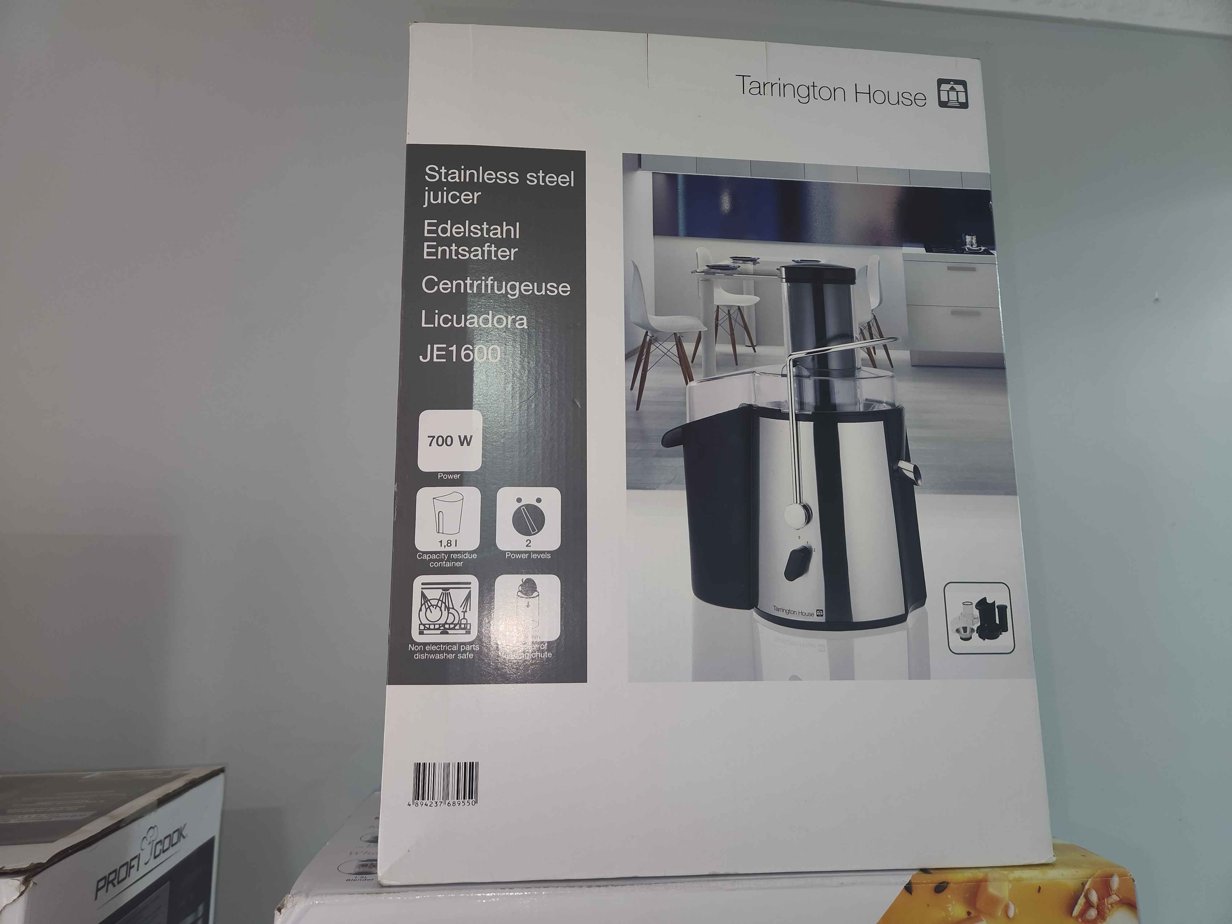 Centrifugeuse en Acier Inoxydable Tarrington House JE1600 – 700W