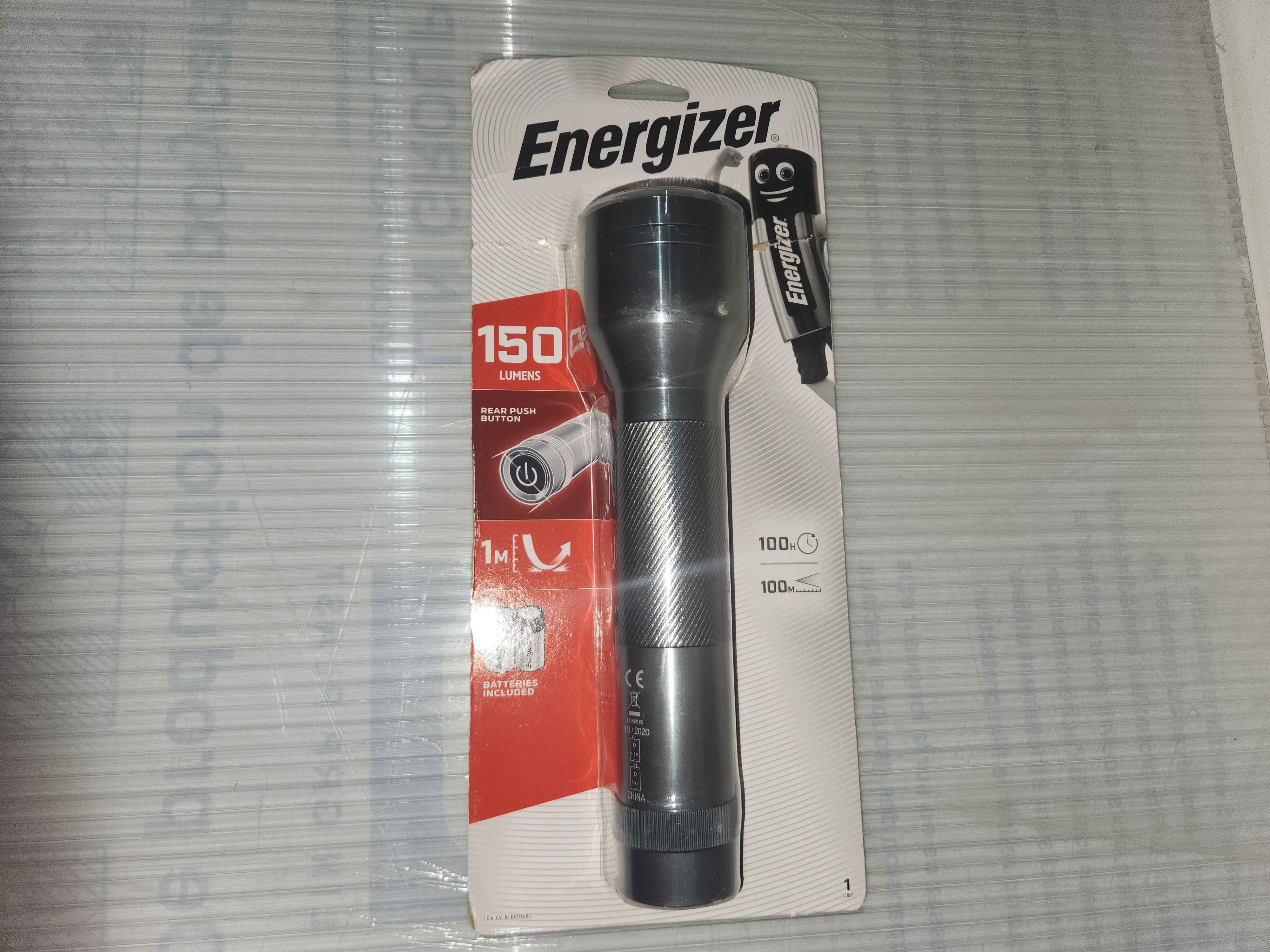 Lampe Torche LED Energizer Haute Performance – 150 Lumens – Robuste