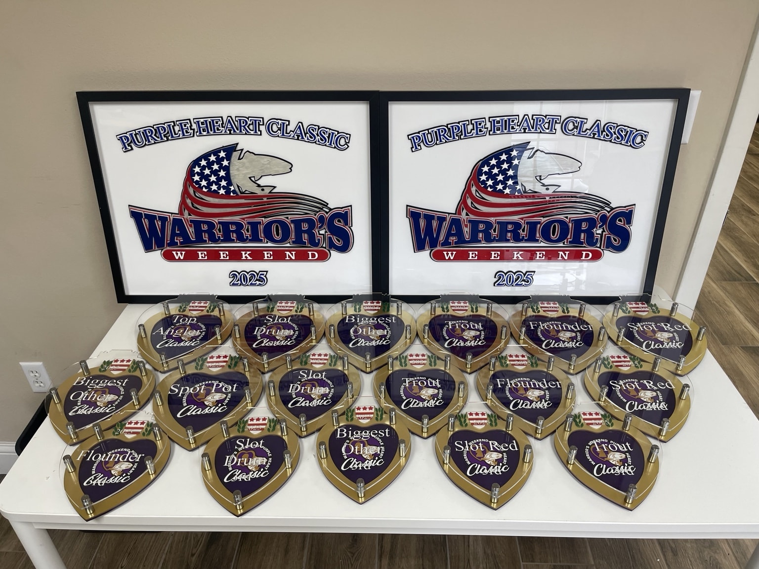 PHC custom acrylic recognition awards