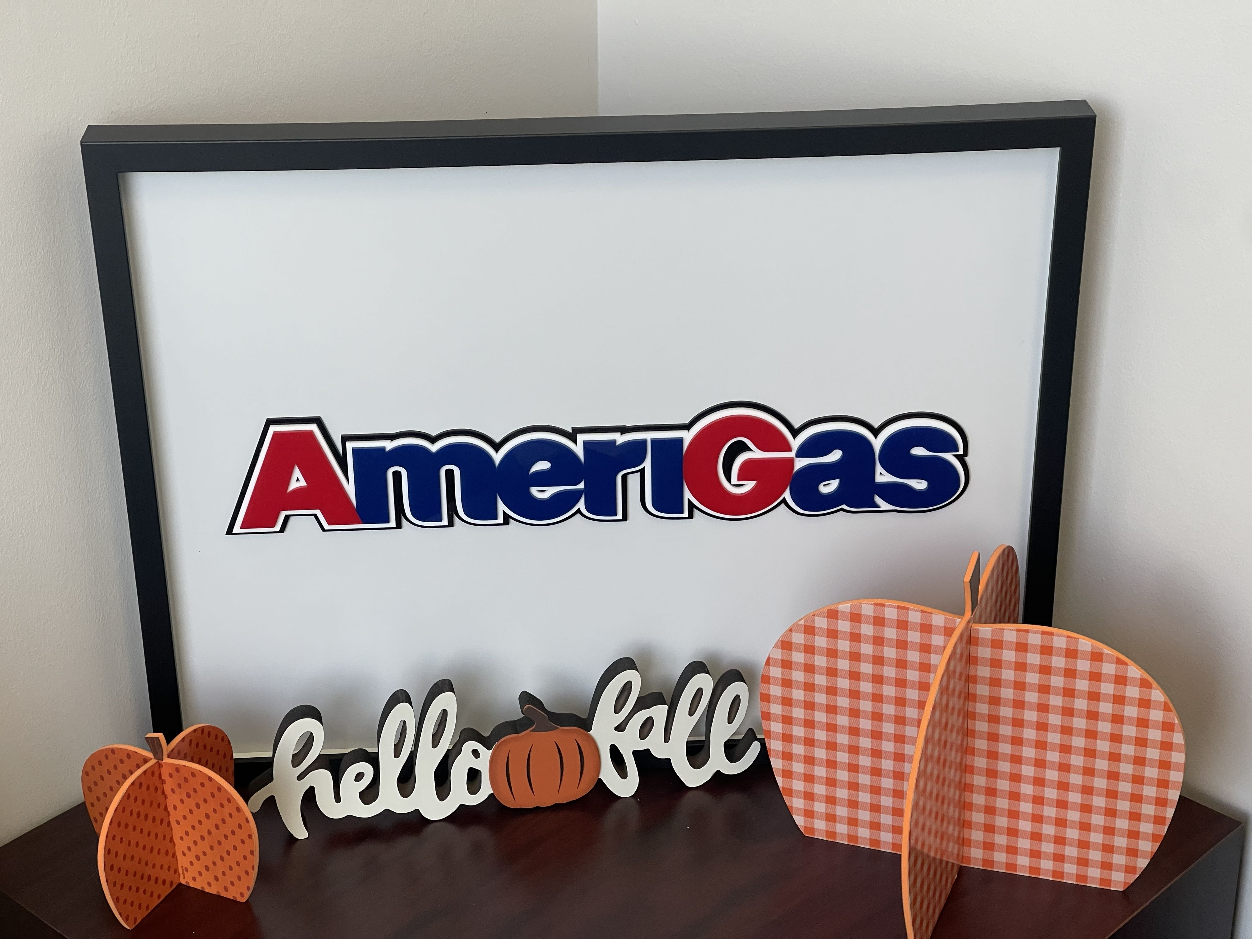 AmeriGas custom layered acrylic sign
