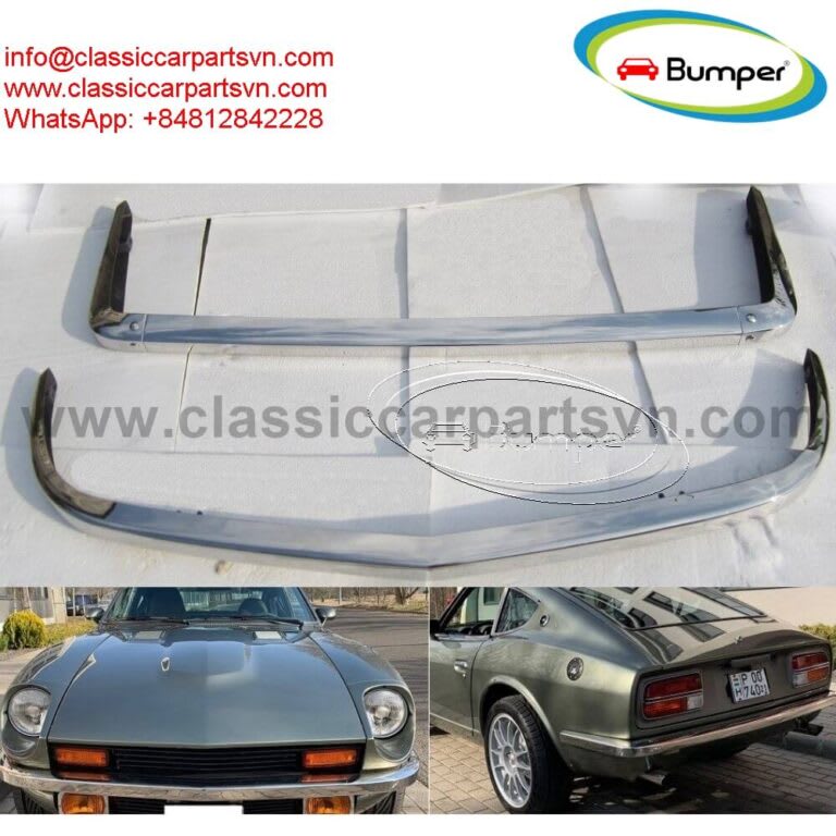 Datsun 240Z 260Z 280Z (1969-1978) bumper no hole, no rubber - 1