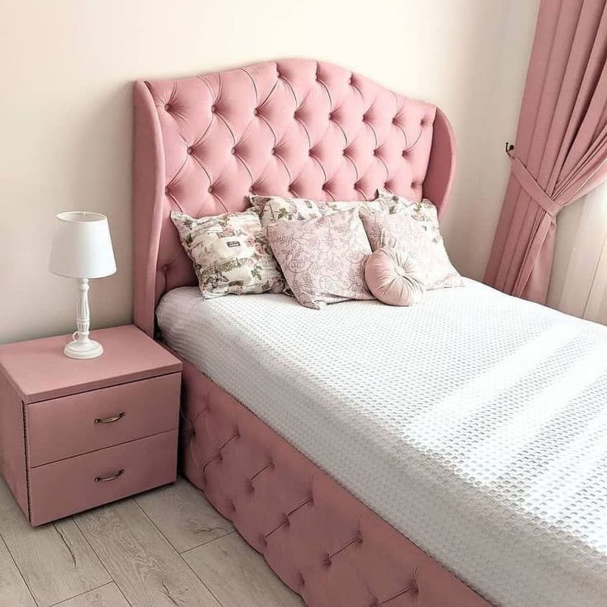 Single Upholstered Bed (1 of 1)