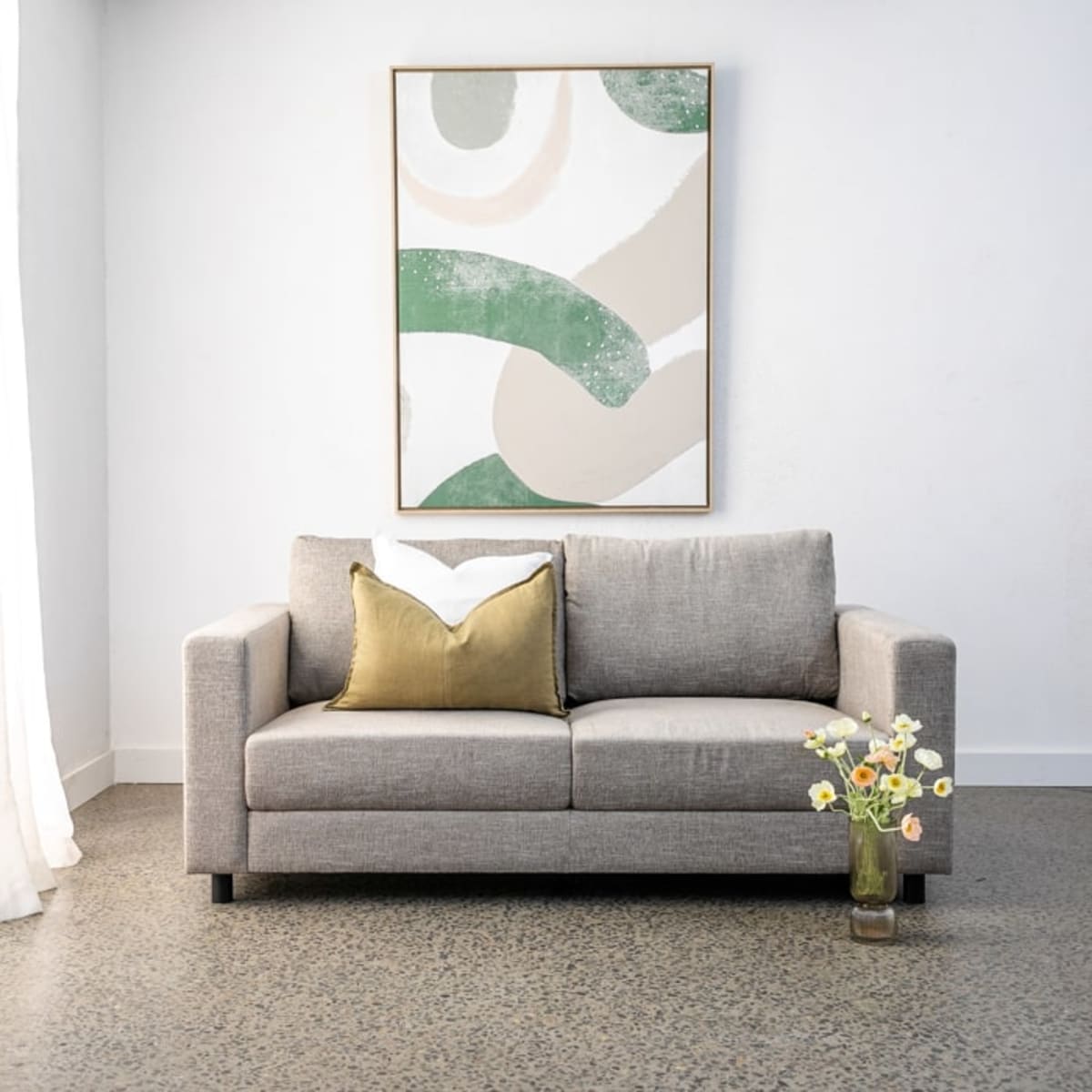 2 Seater Fabric Sofa (1 of 1)