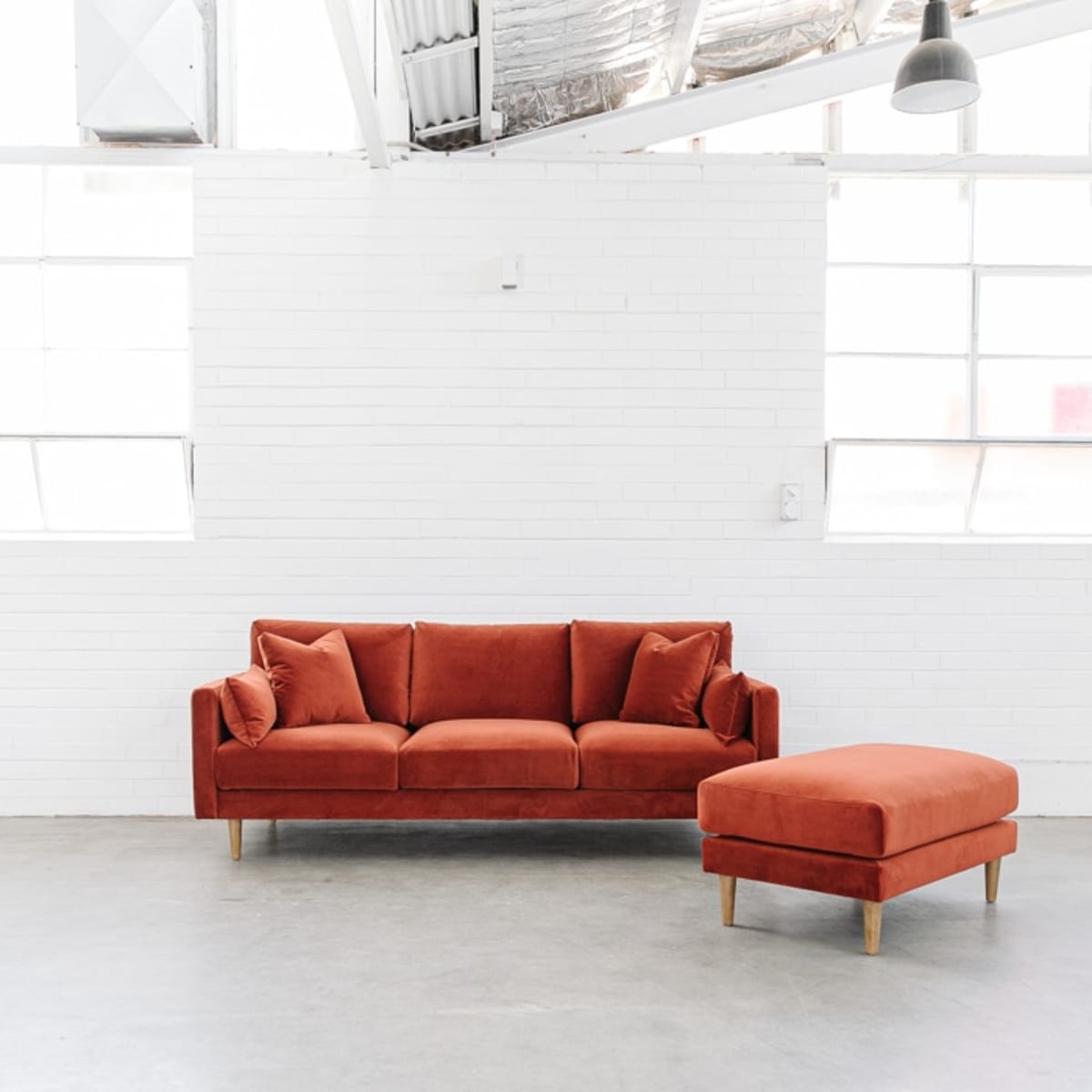 3 Seater Velvet Sofa (1 of 1)