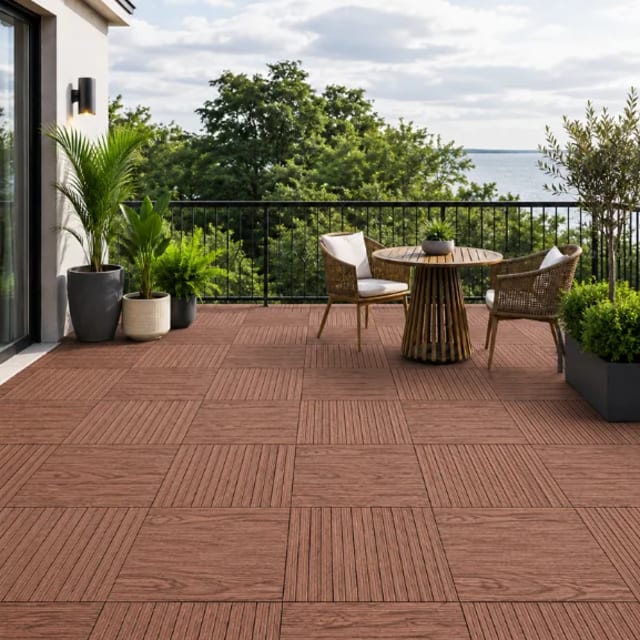 Wood Brown WPC Deck