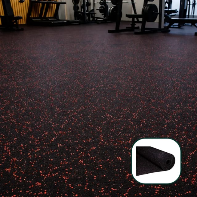 Red Black EPDM Rubber Mat