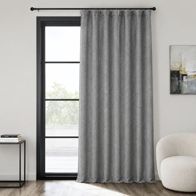 Charcoal Grey Drape