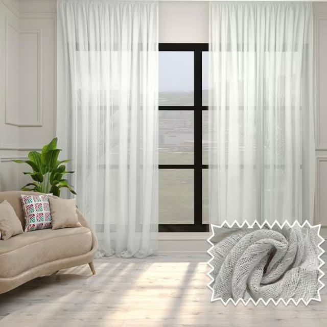 Cloud White Curtain