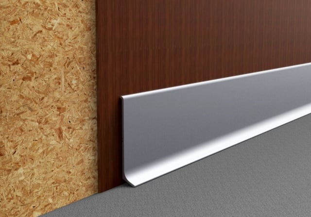 Brushed Stainless Steel Skirting